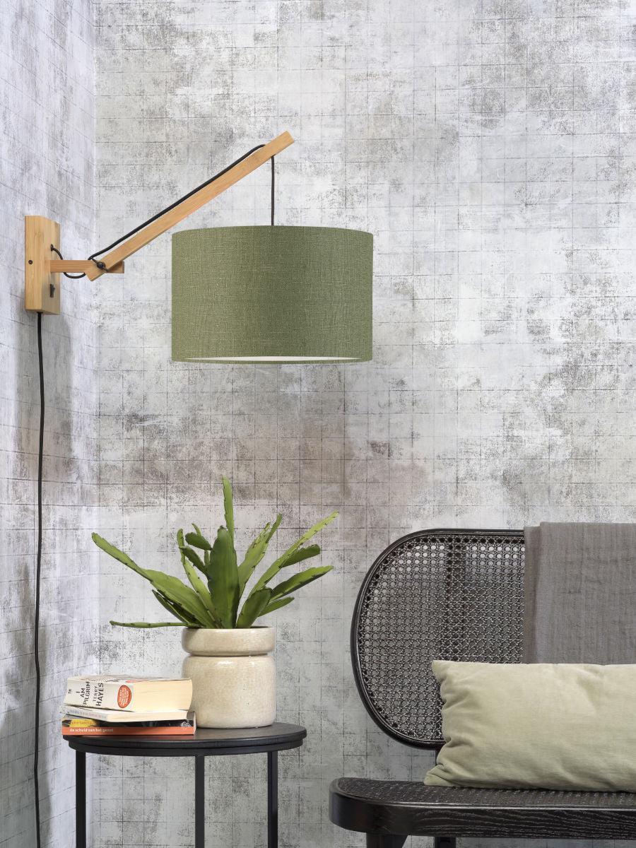 Andes Bamboo Linen Wall Arm Light - Image 24