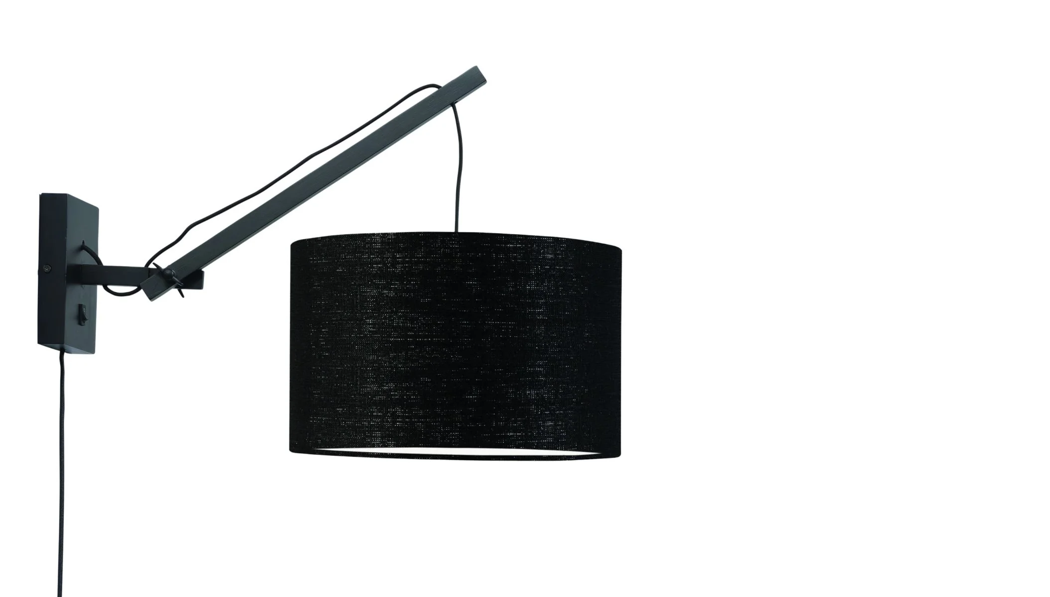 Andes Bamboo Linen Wall Arm Light - Image 25