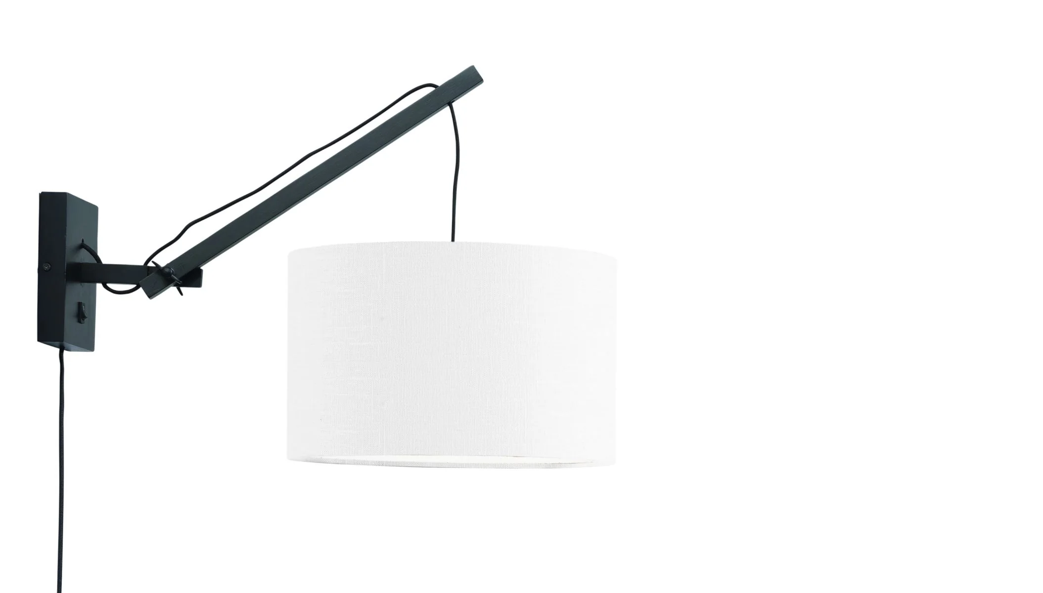 Andes Bamboo Linen Wall Arm Light - Image 32