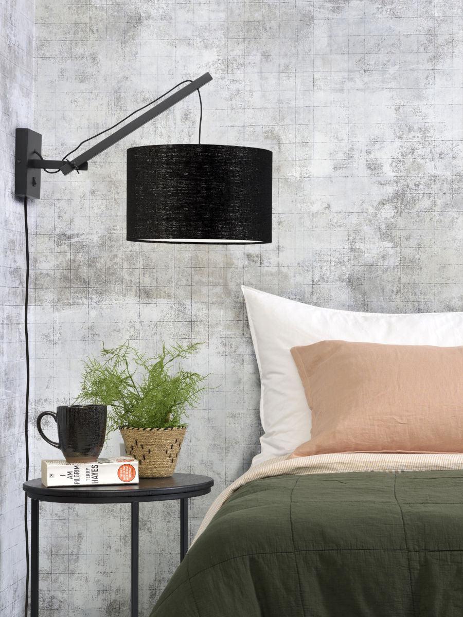 Andes Bamboo Linen Wall Arm Light - Image 34