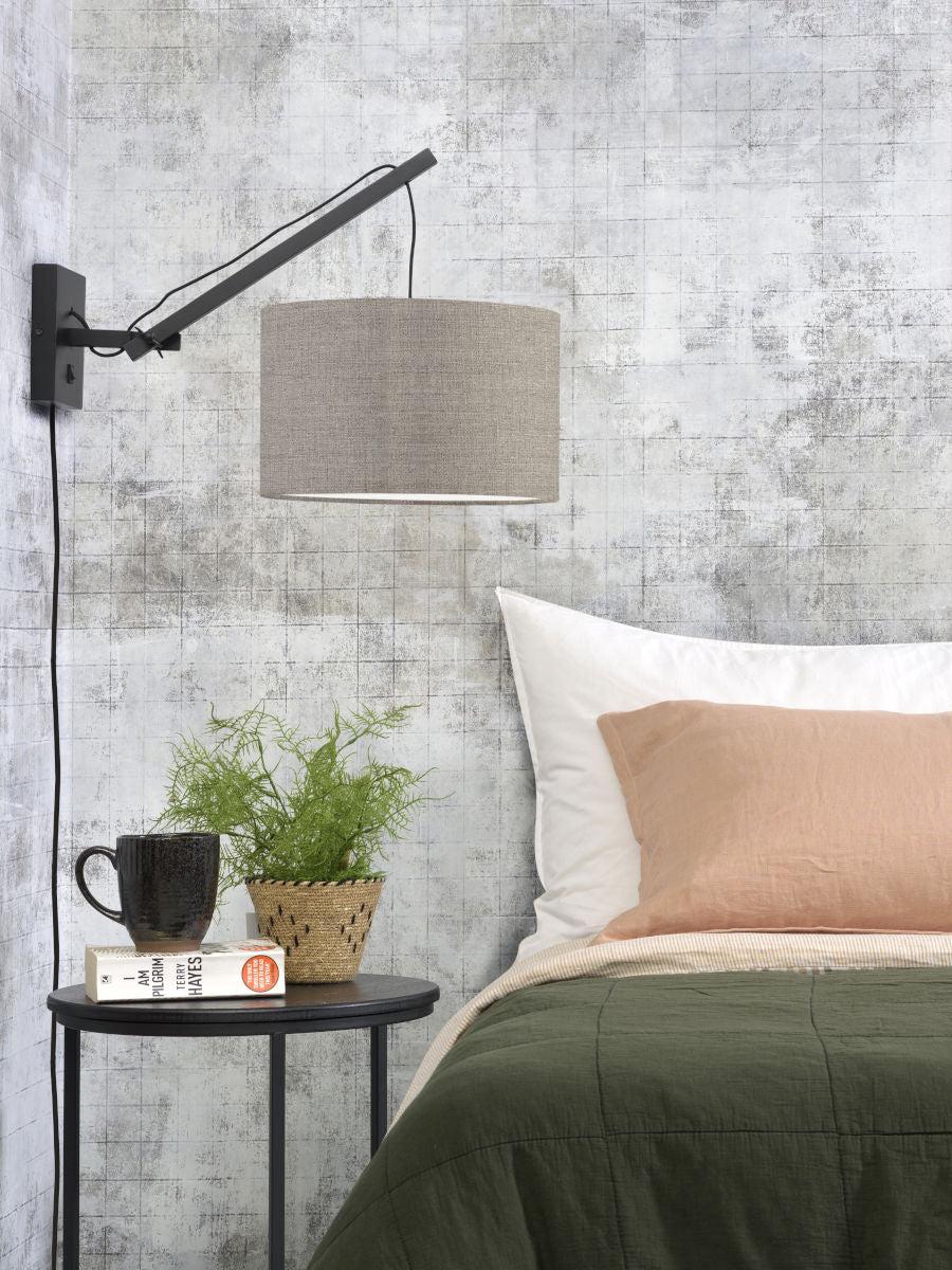 Andes Bamboo Linen Wall Arm Light - Image 42