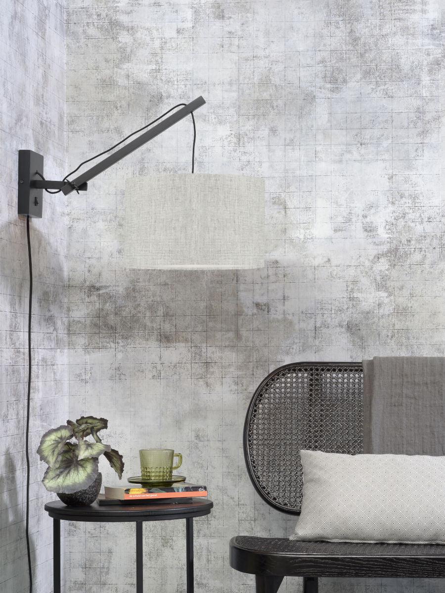 Andes Bamboo Linen Wall Arm Light - Image 46