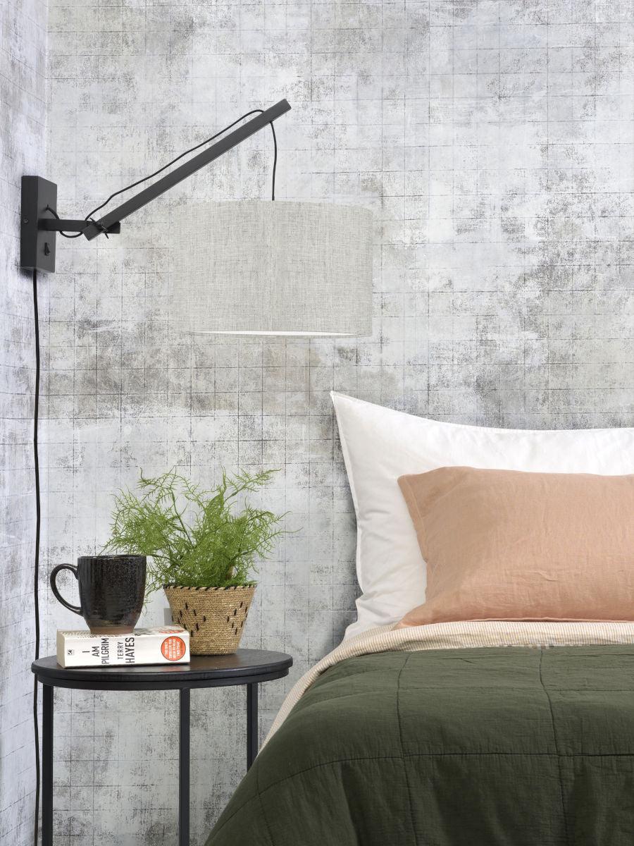 Andes Bamboo Linen Wall Arm Light - Image 47