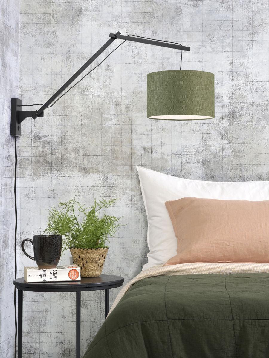 Andes Bamboo Linen Wall Light (Long Arm) - Image 22