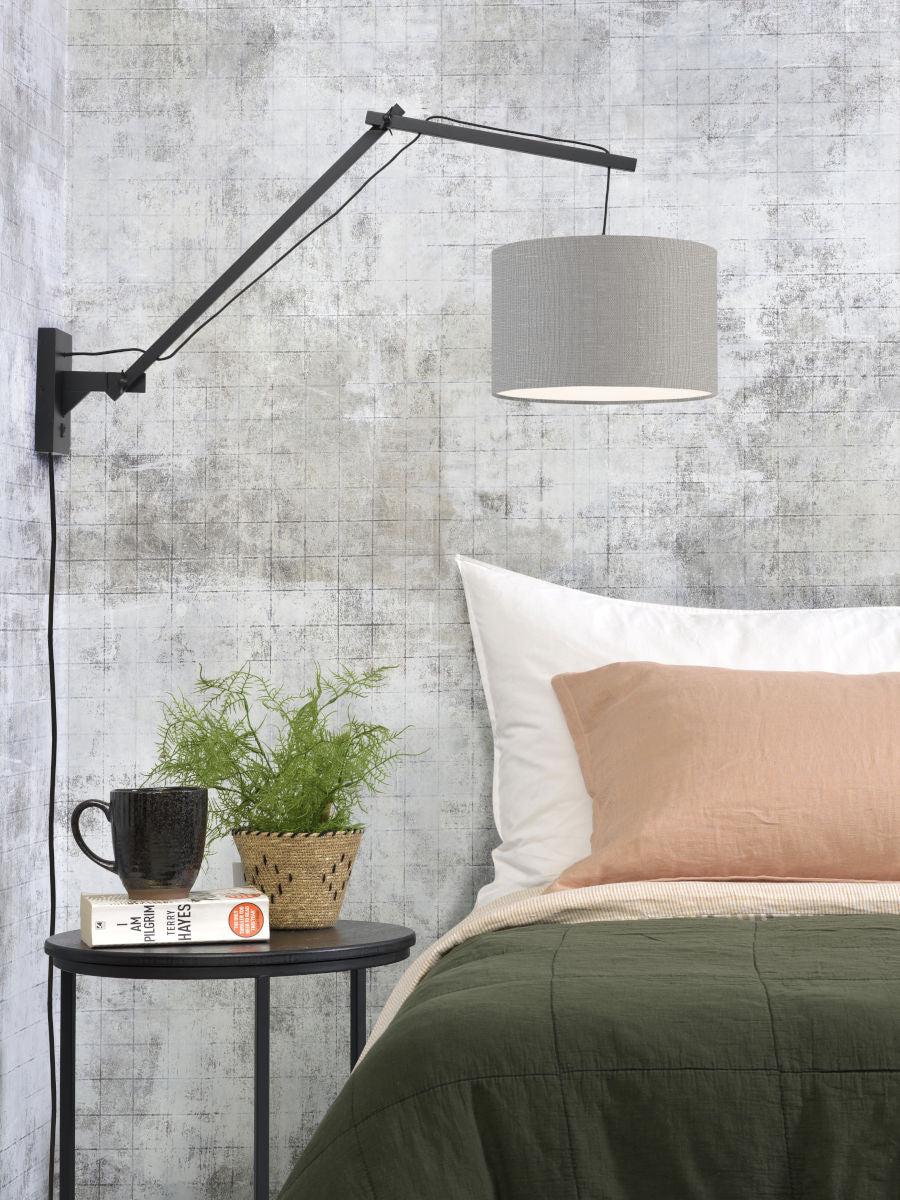 Andes Bamboo Linen Wall Light (Long Arm) - Image 27