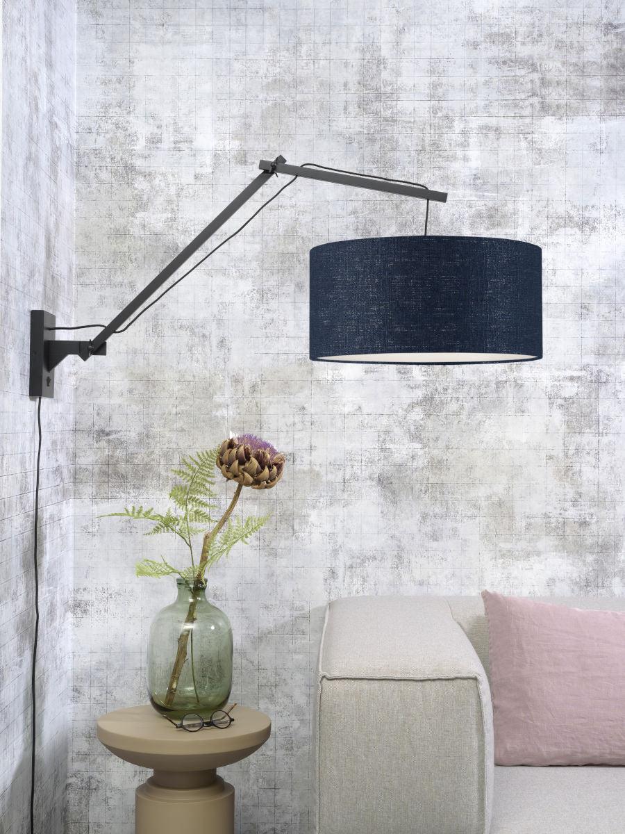 Andes Bamboo Linen Wall Light (Long Arm) - Image 36