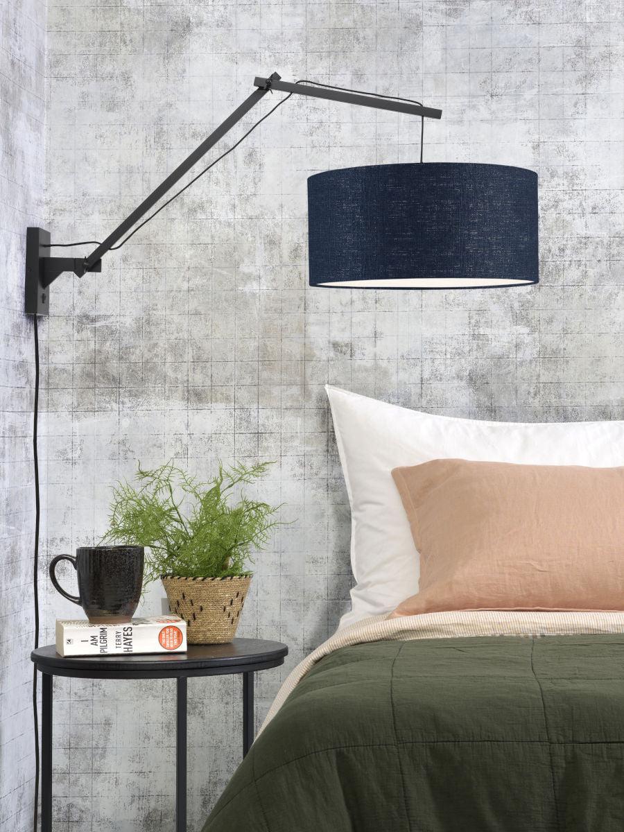 Andes Bamboo Linen Wall Light (Long Arm) - Image 37