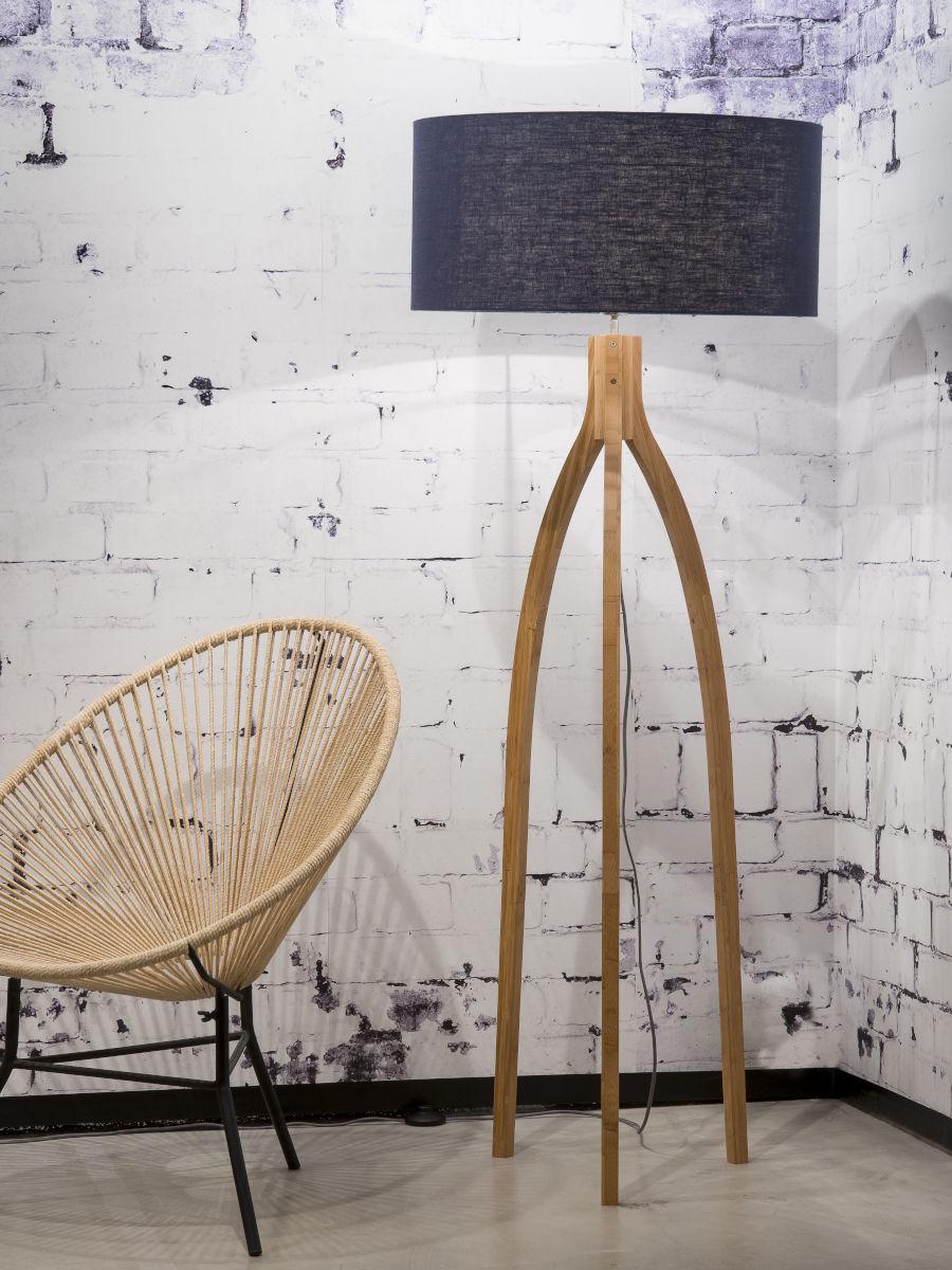 Annapurna Bamboo Linen Floor Light - Image 12