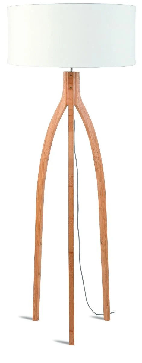 Annapurna Bamboo Linen Floor Light - Image 4