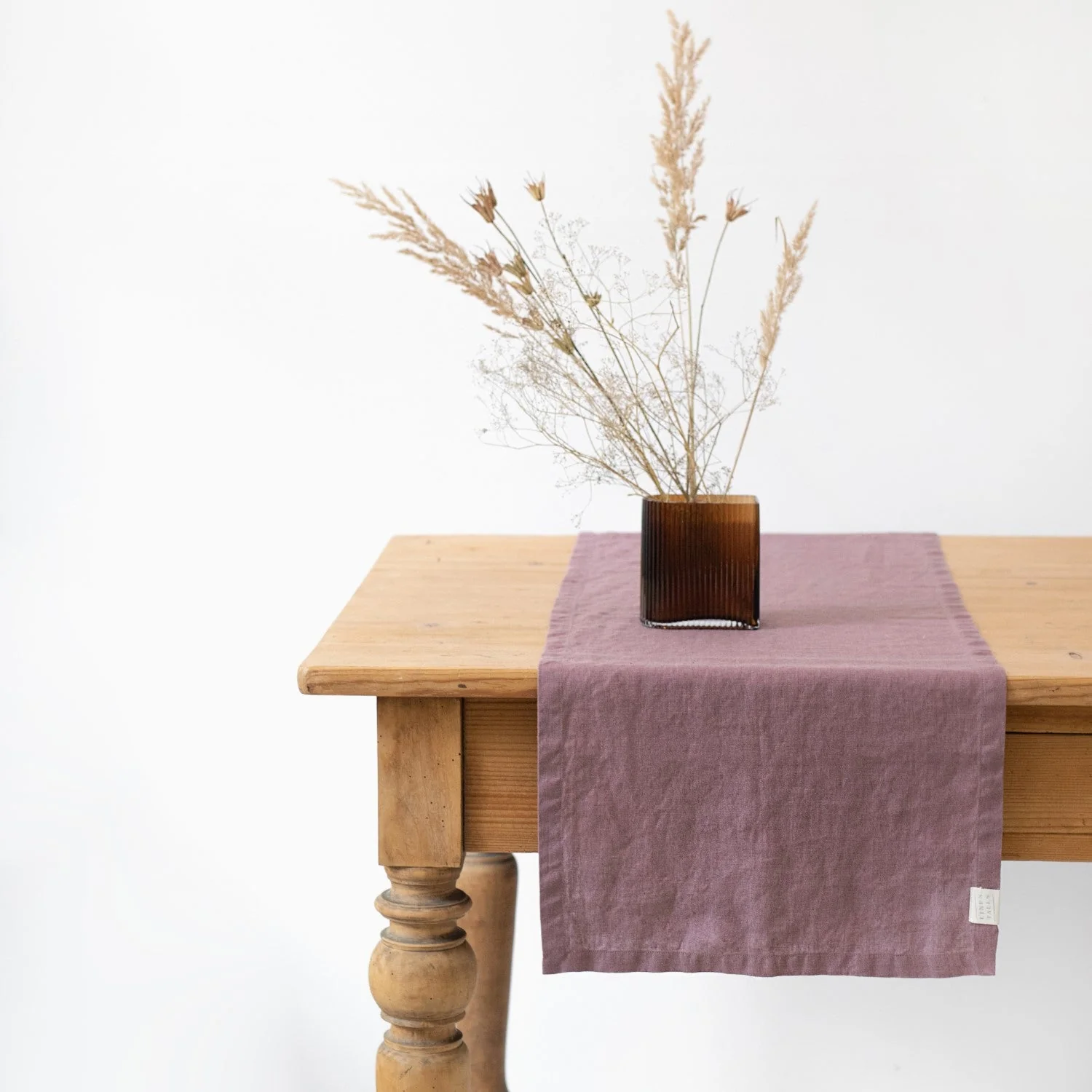 Ashes of Roses Linen Table Runner (Set of 3) - Image 2