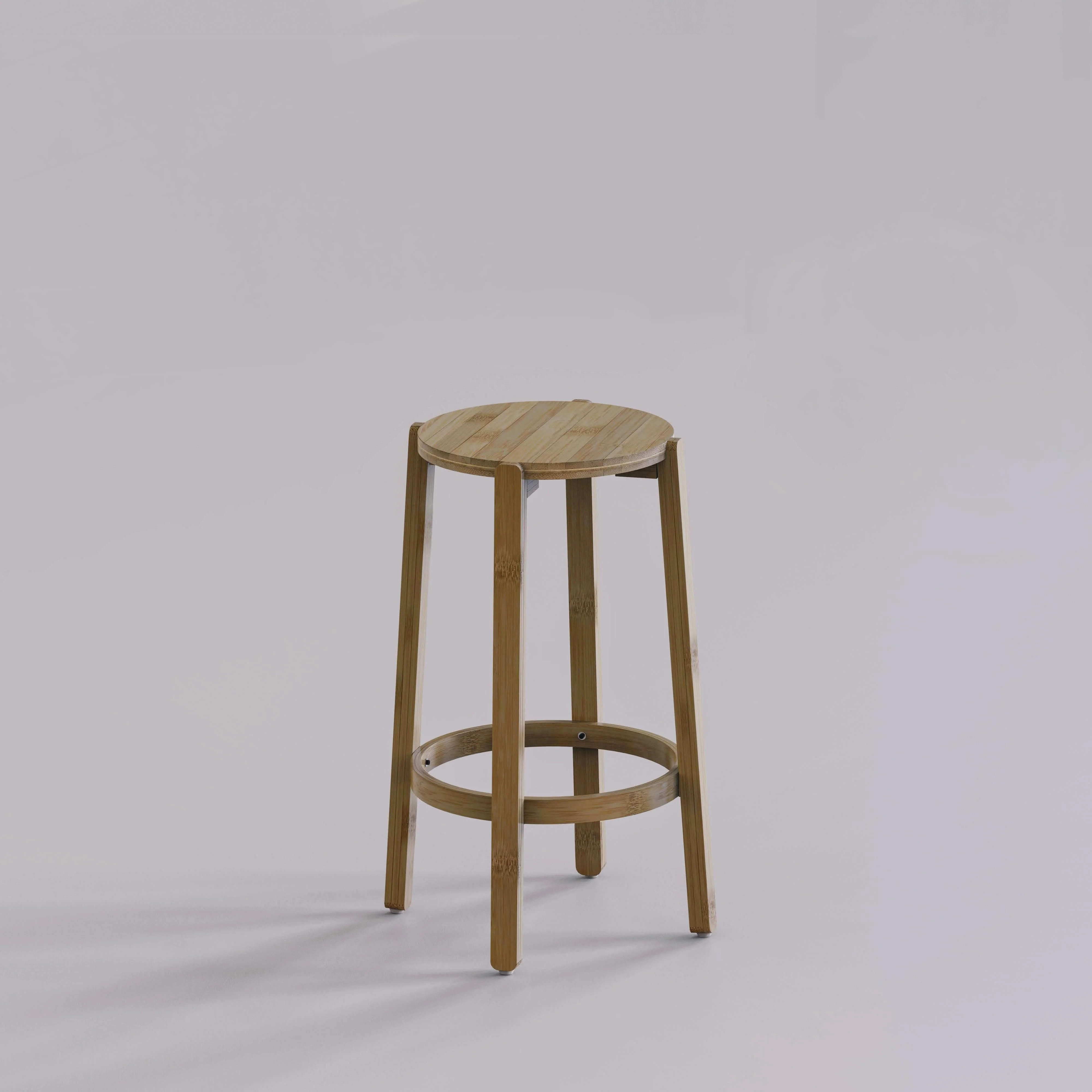 Baar Bamboo Stool - Image 4