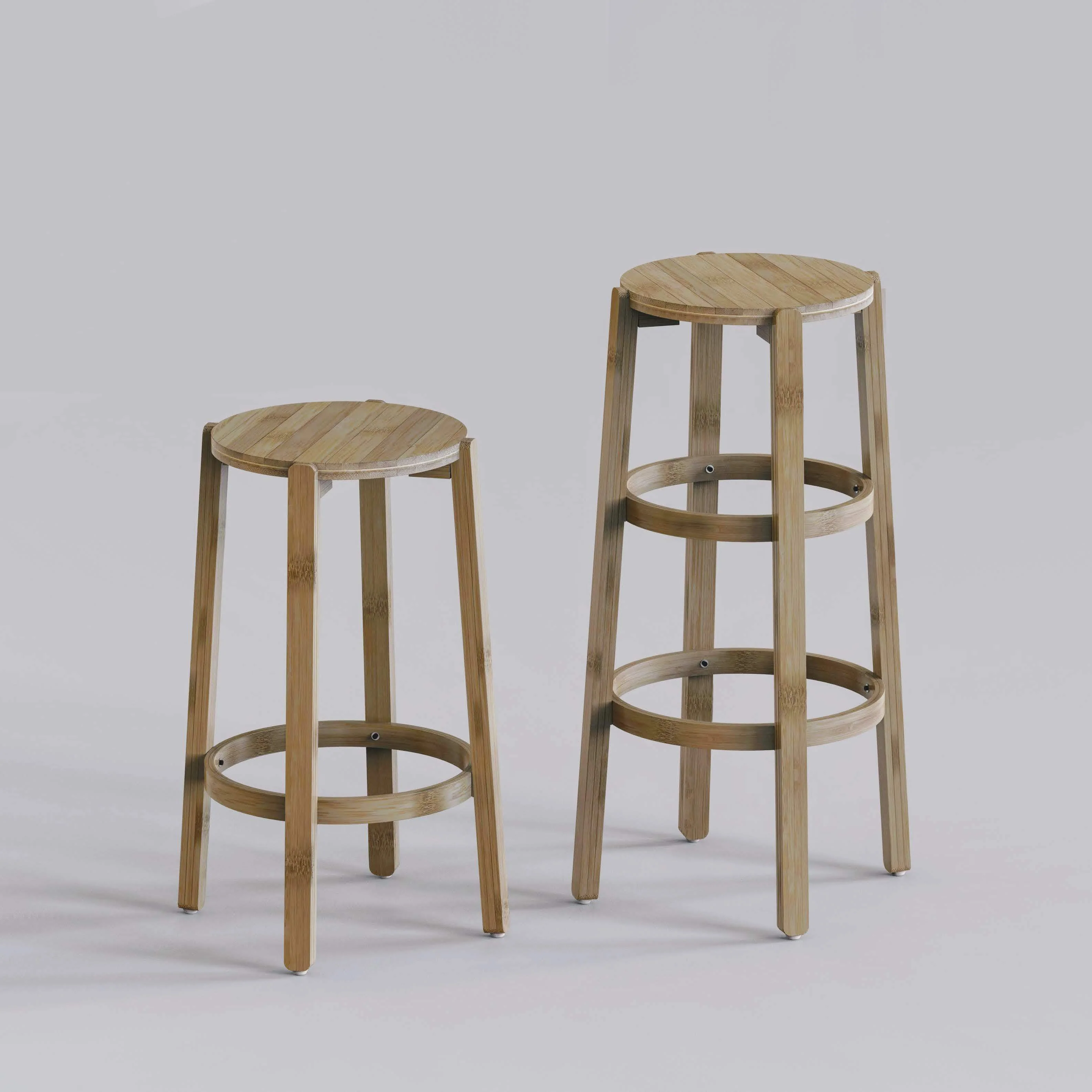 Baar Bamboo Stool - Image 5