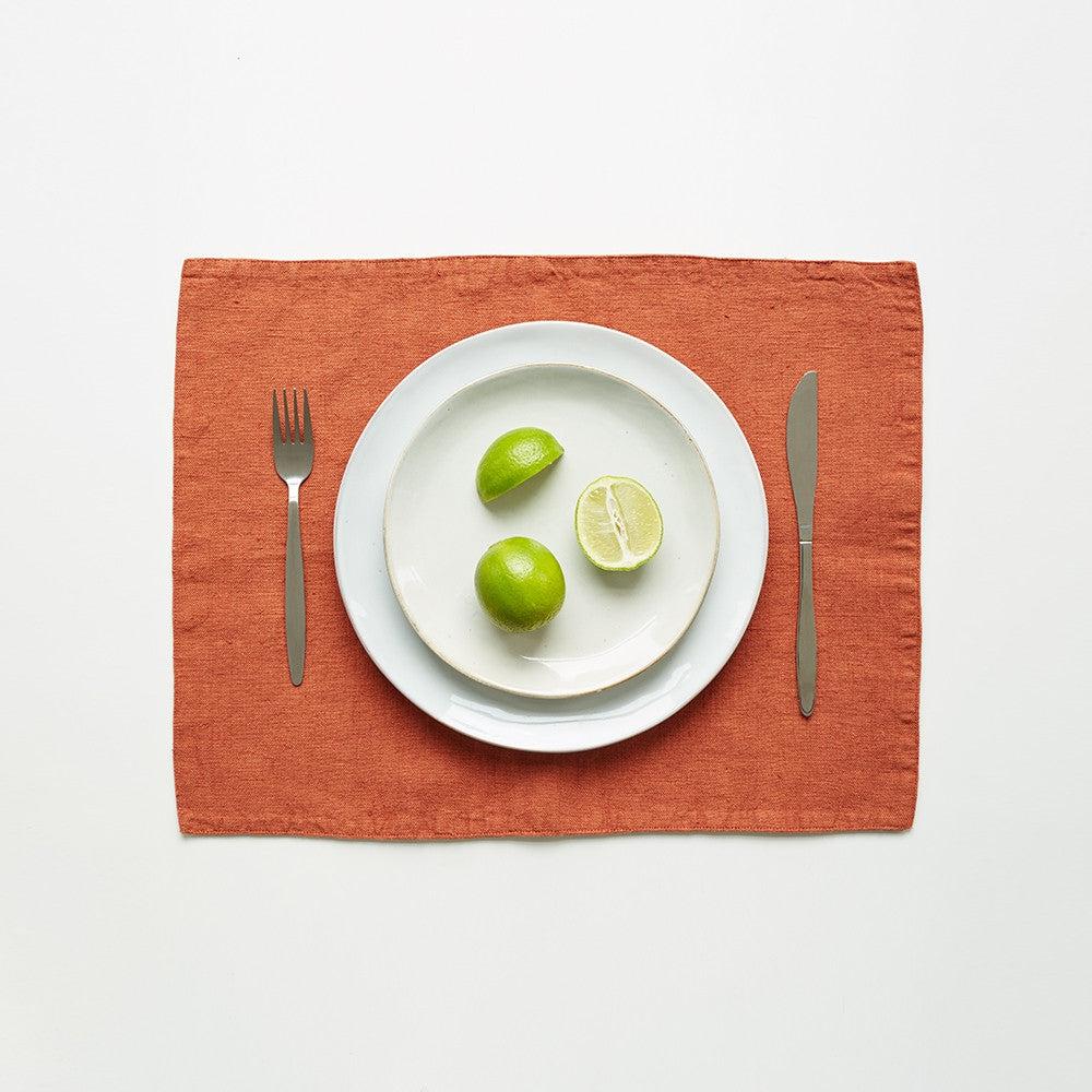 Baked Clay Linen Placemat - Image 2