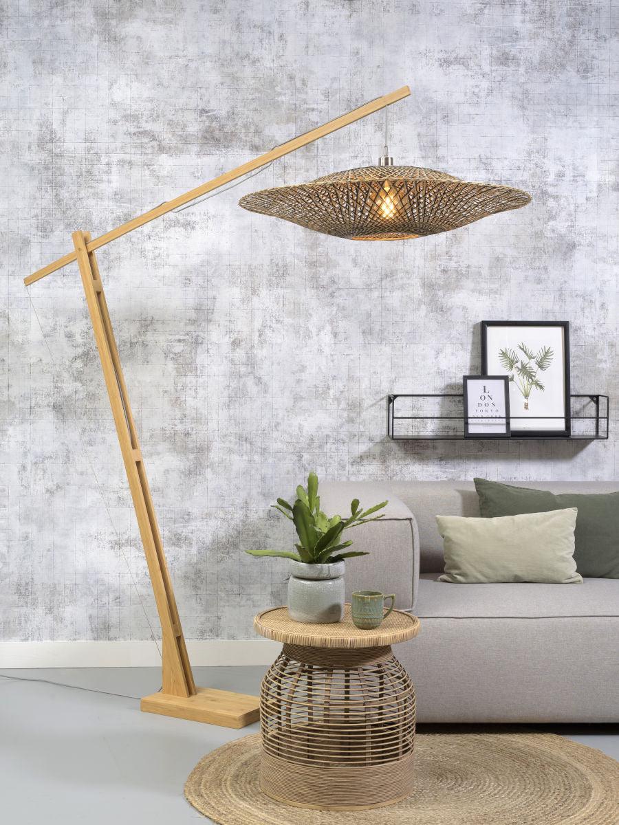 Bali Bamboo Floor Light (Long Arm) - Image 5