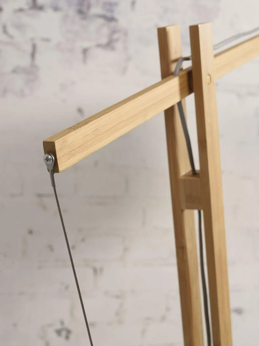 Bali Bamboo Floor Light (Long Arm) - Image 7