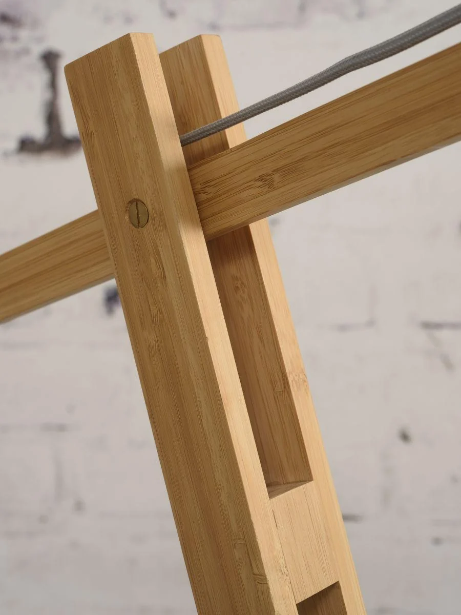 Bali Bamboo Floor Light (Long Arm) - Image 8