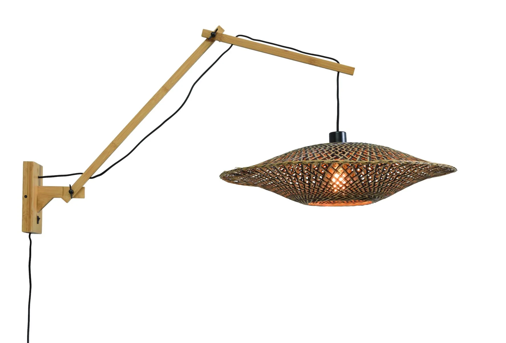 Bali Bamboo Wall Light (Long Arm) - Image 11