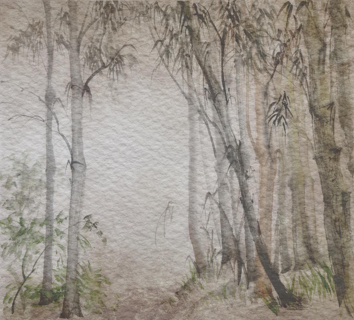 Japanese Bamboo Mural Wallpaper - Image 2