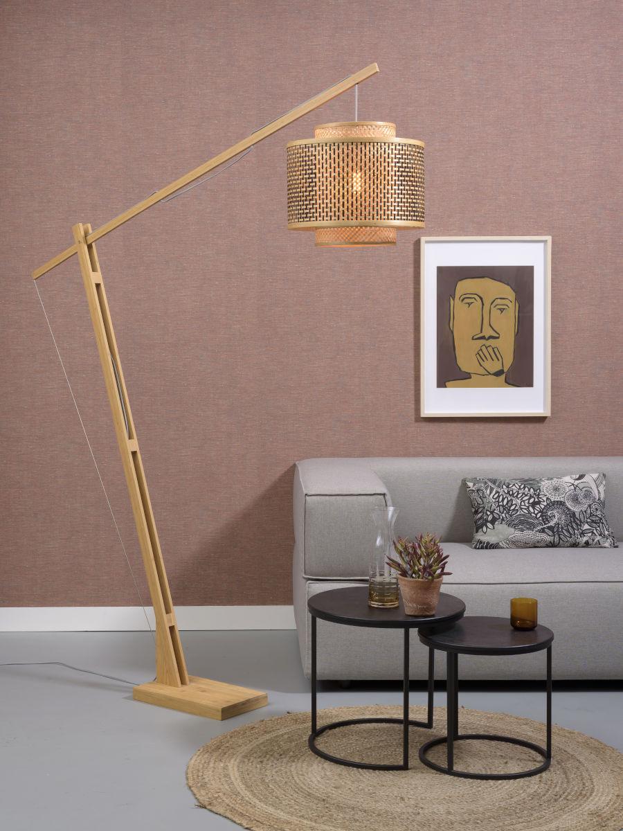 Bhutan Bamboo Floor Light (Long Arm) - Image 2