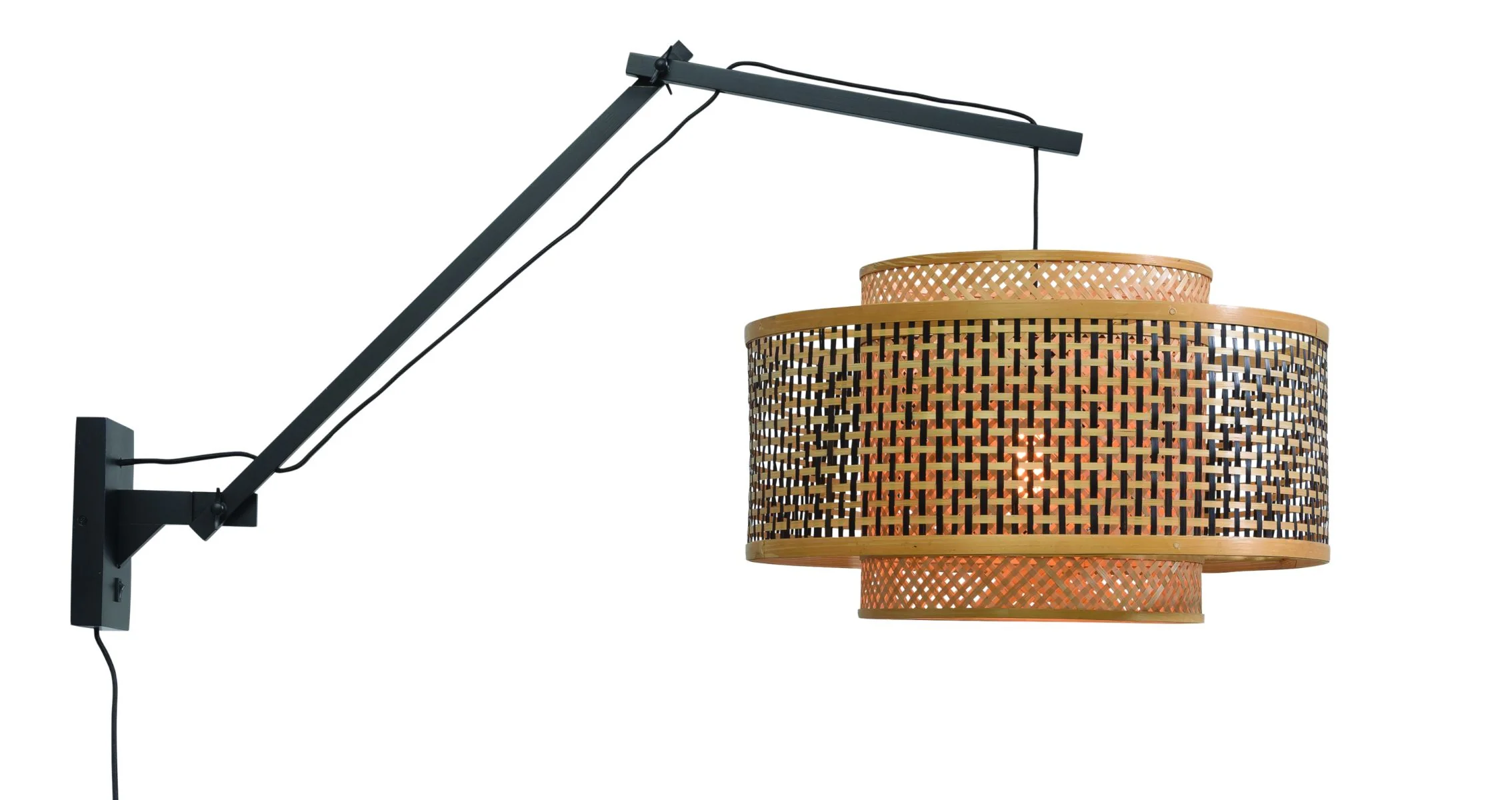 Bhutan Bamboo Wall Light (Long Arm) - Image 14