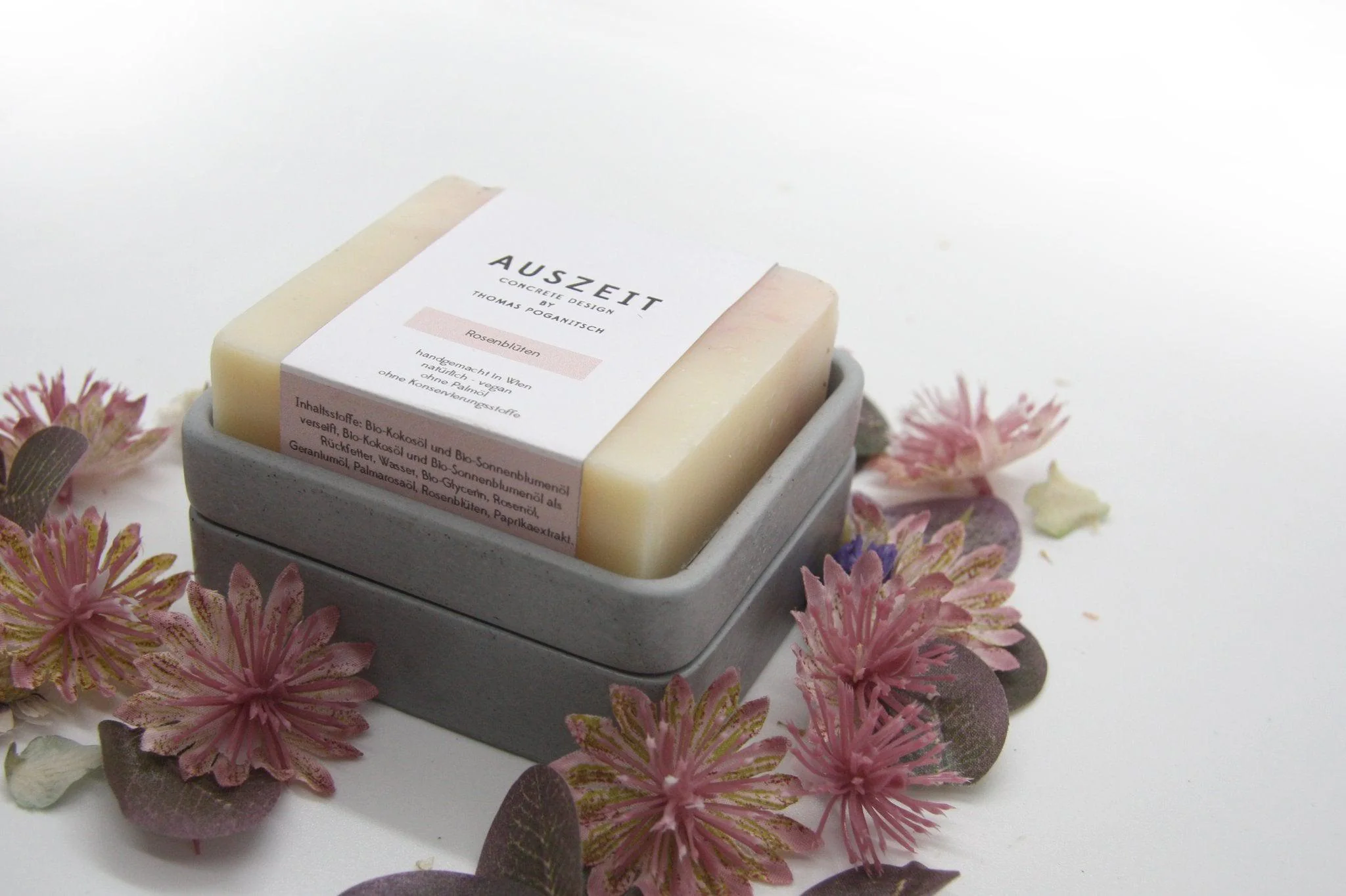 Black Concrete Soap Stand w/ Vegan Soap - Image 18