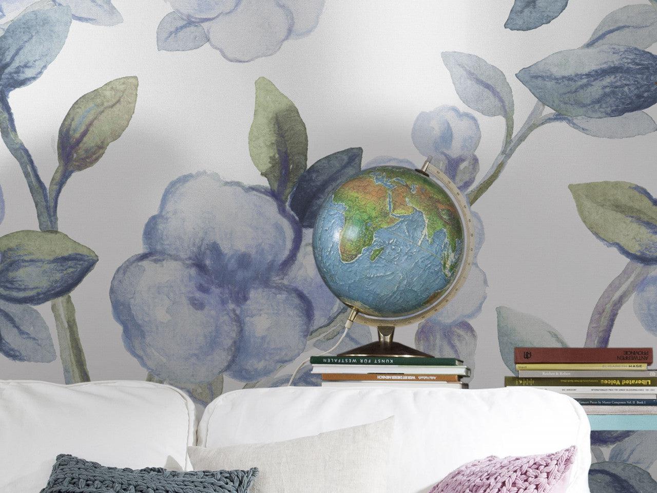 Bleu Ciel Mural Wallpaper - Image 3