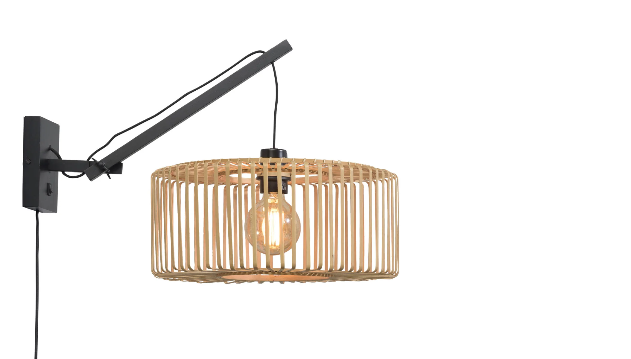 Bromo Columnar Bamboo Wall Light - Image 10