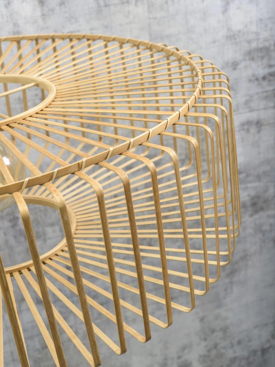Bromo Columnar Bamboo Wall Light (Long Arm) - Image 6