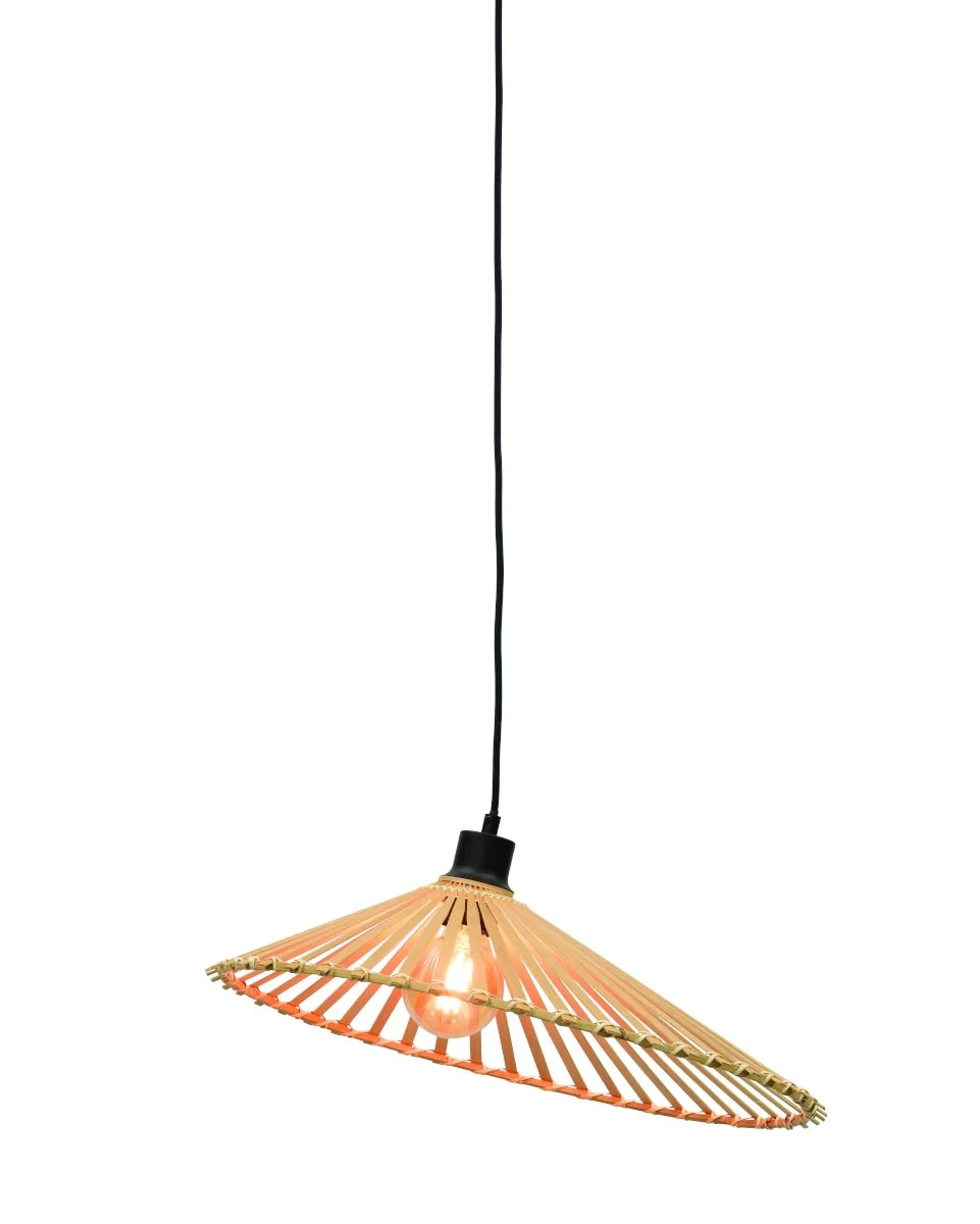 Bromo Pyramidal Bamboo Pendant Light - Image 11