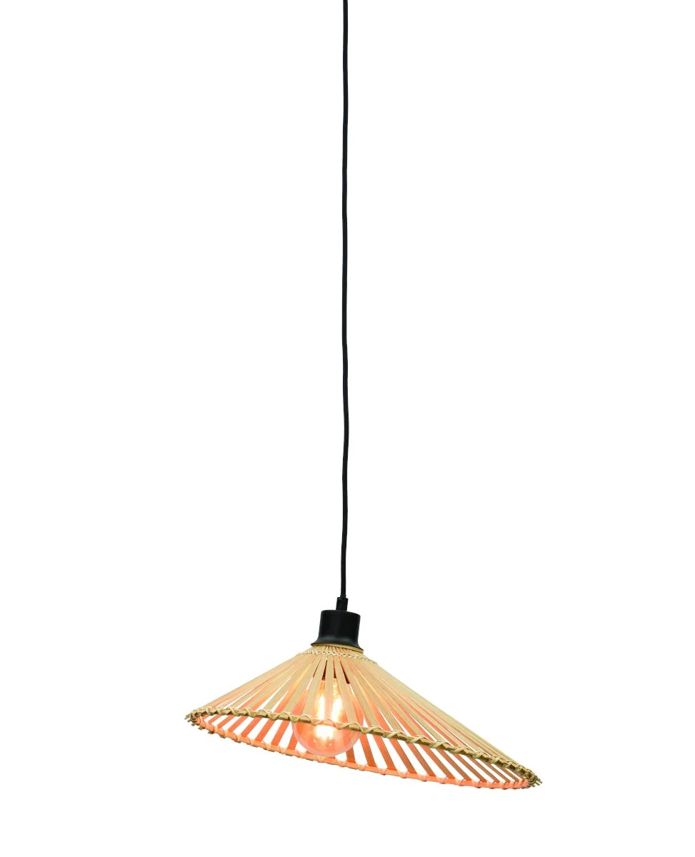 Bromo Pyramidal Bamboo Pendant Light - Image 15
