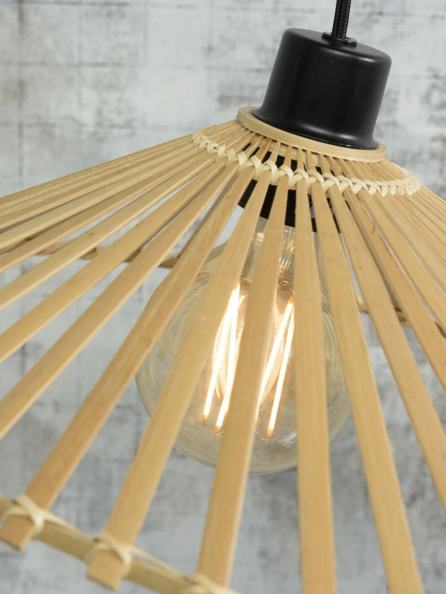 Bromo Pyramidal Bamboo Pendant Light - Image 9