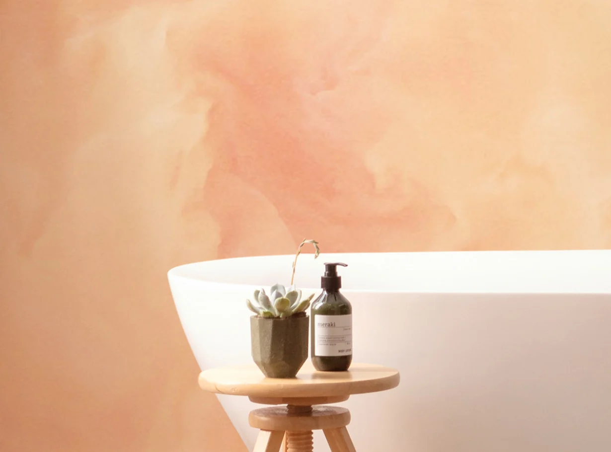 Candy Peach Mural Wallpaper - Image 3
