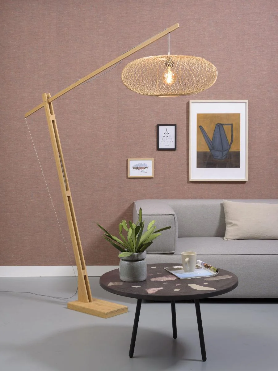 Cango Bamboo Floor Light (Long Arm) - Image 2