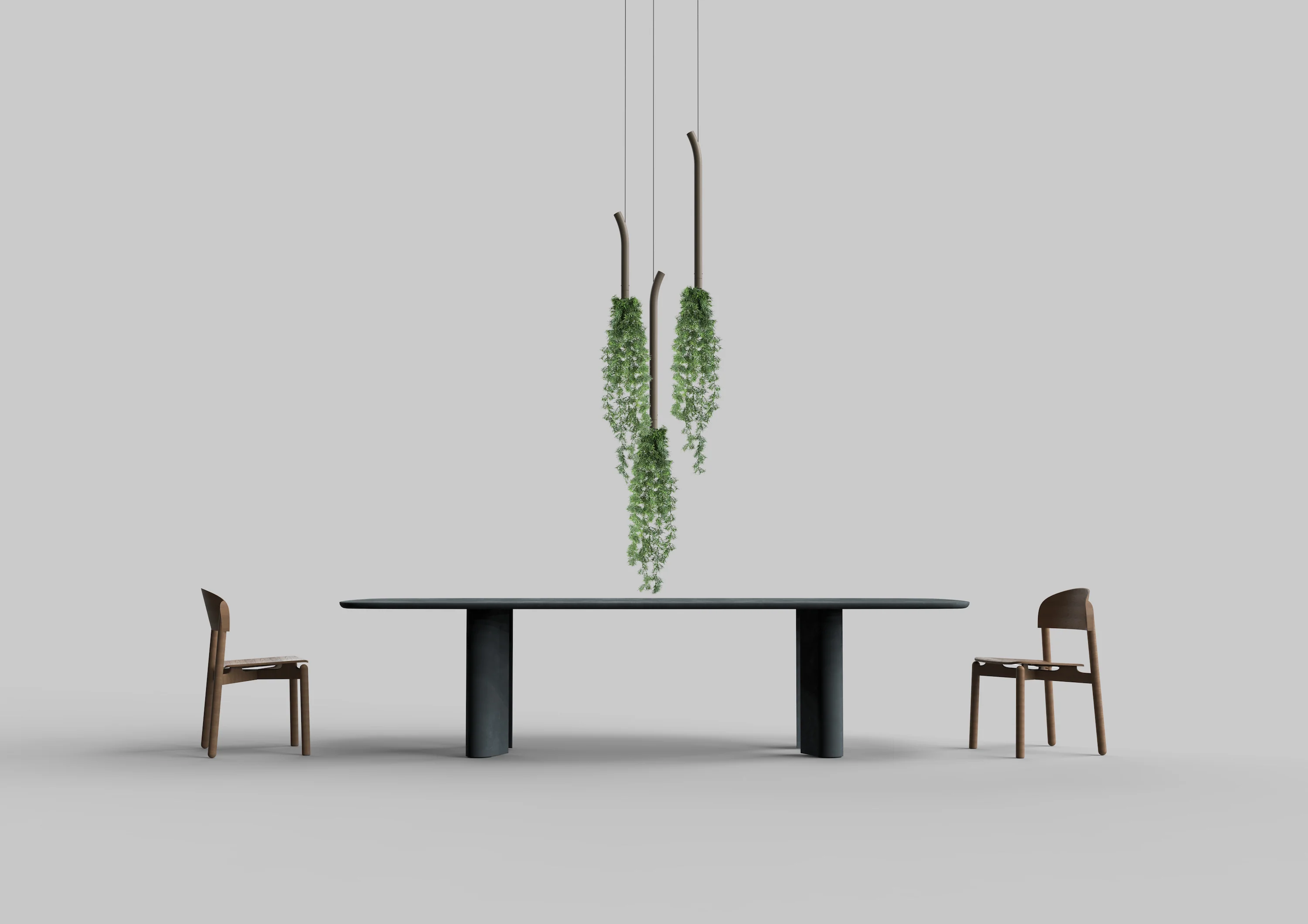 Cascade Suspended Planter with Preserved Plants - Image 2