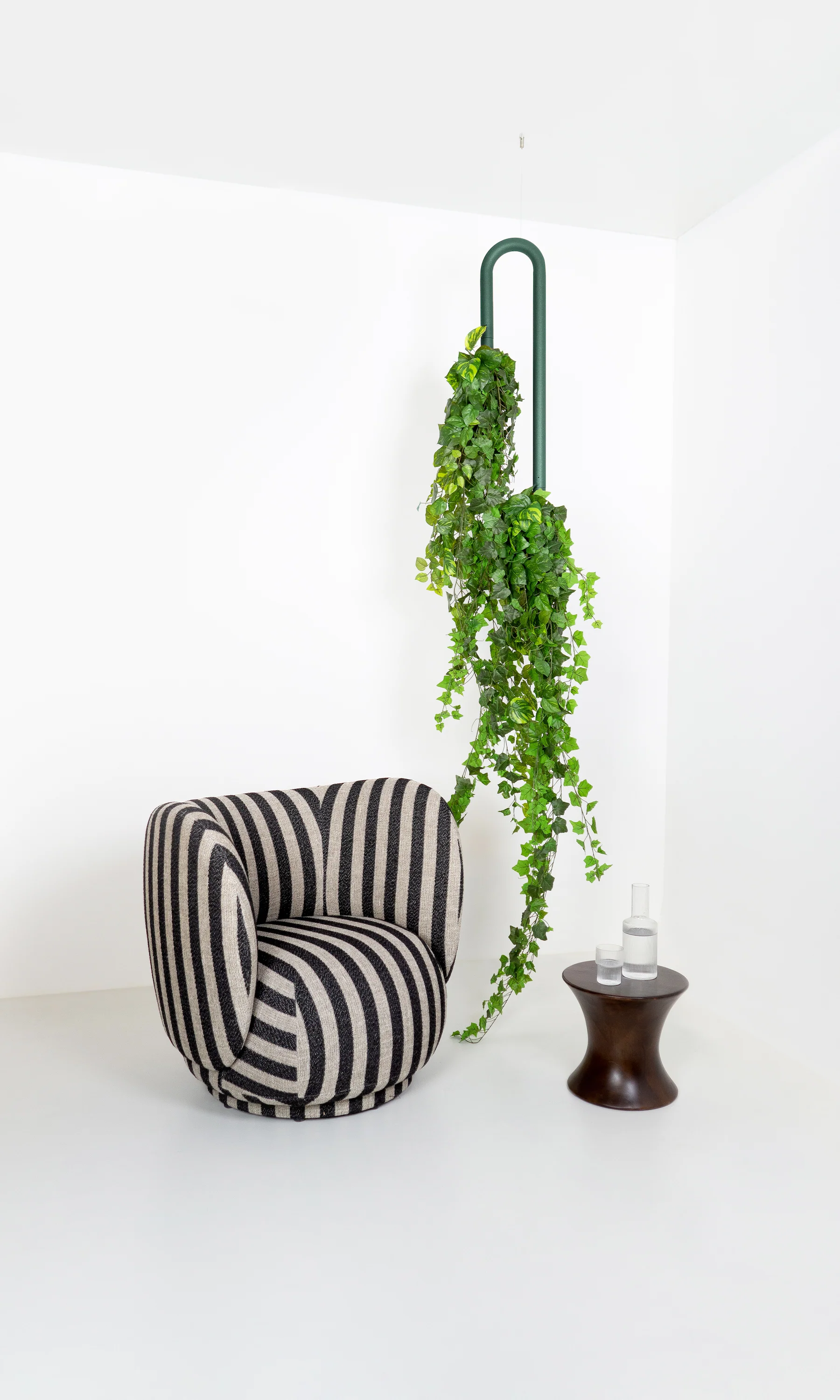 Cascade Suspended Planter with Preserved Plants - Image 23
