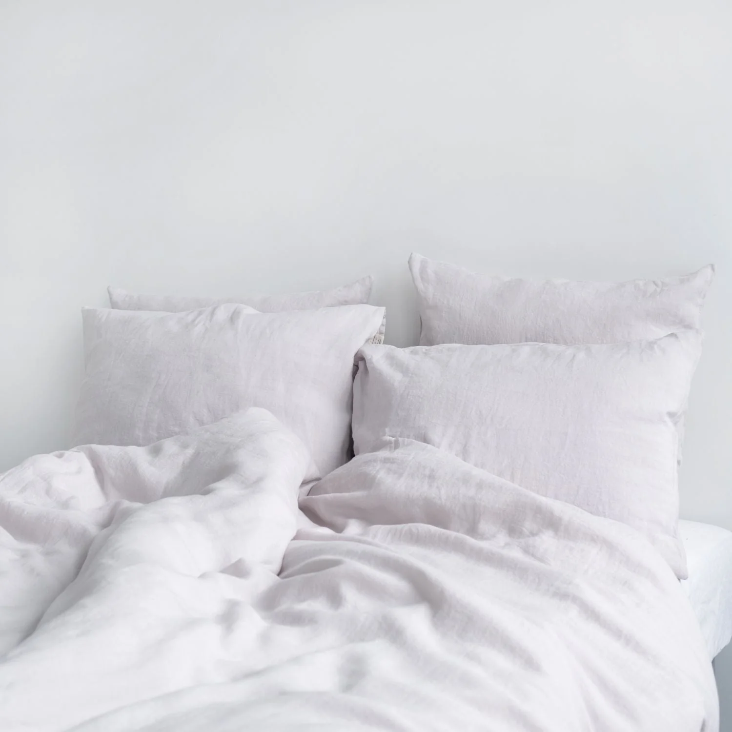 Silver Linen Duvet Cover Set - Image 3
