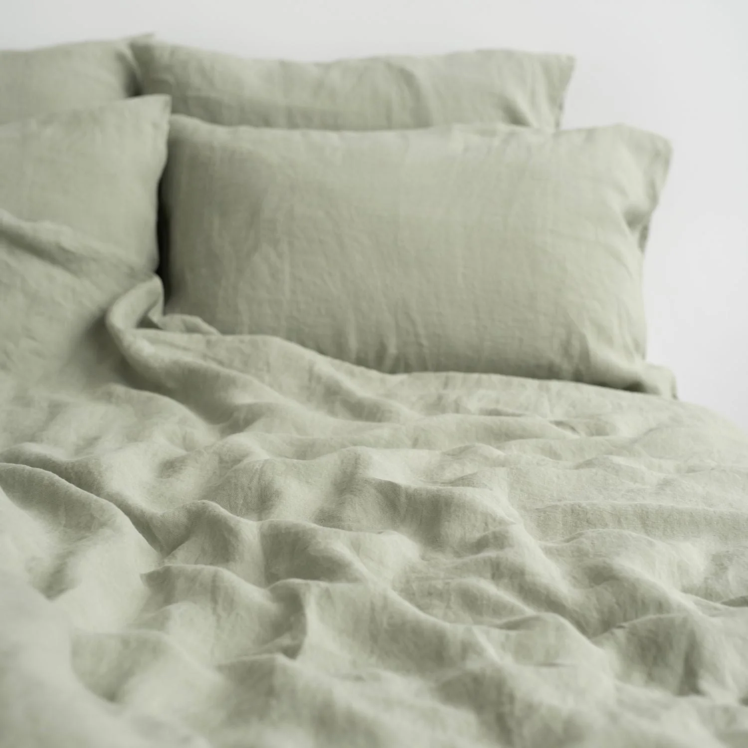 Sage Linen Duvet Cover Set - Image 6