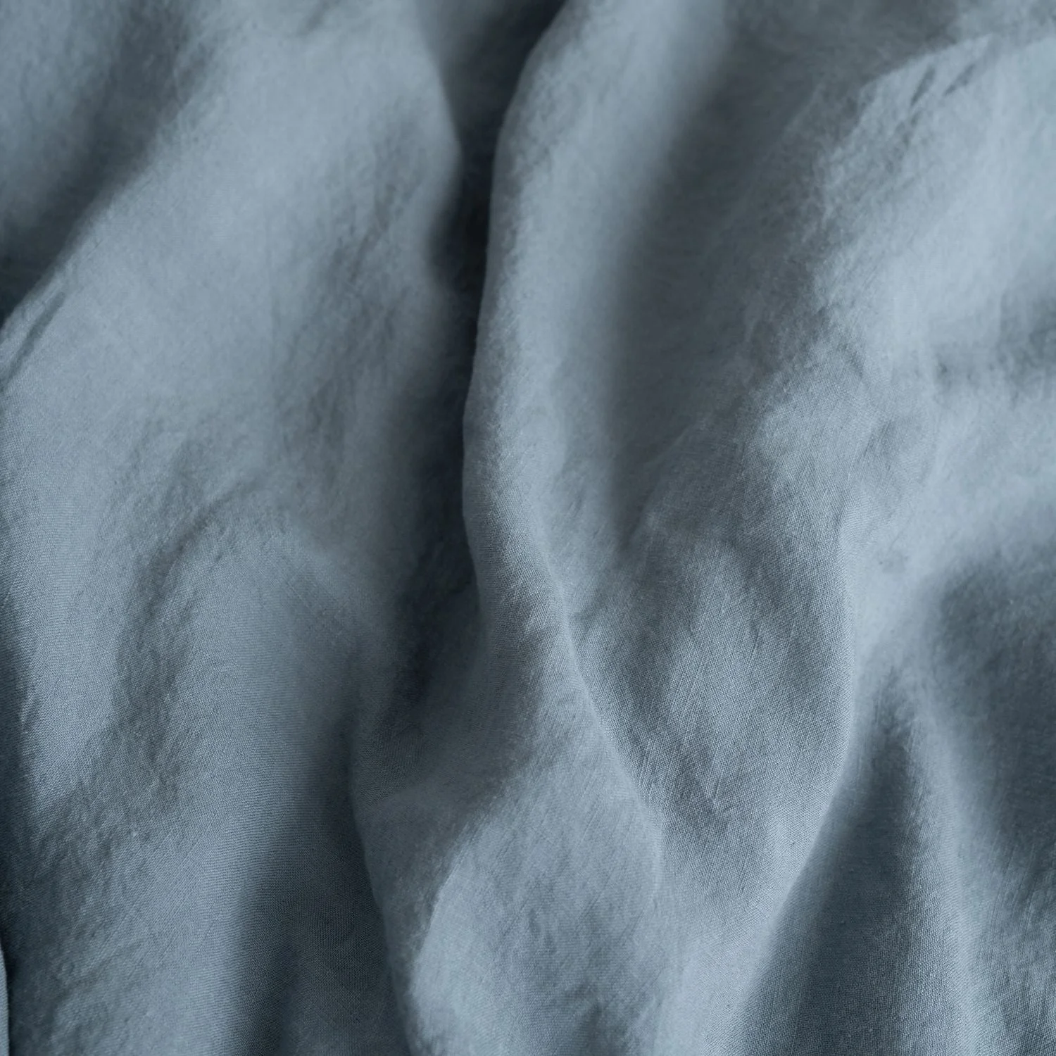 Blue Fog Linen Duvet Cover Set - Image 9