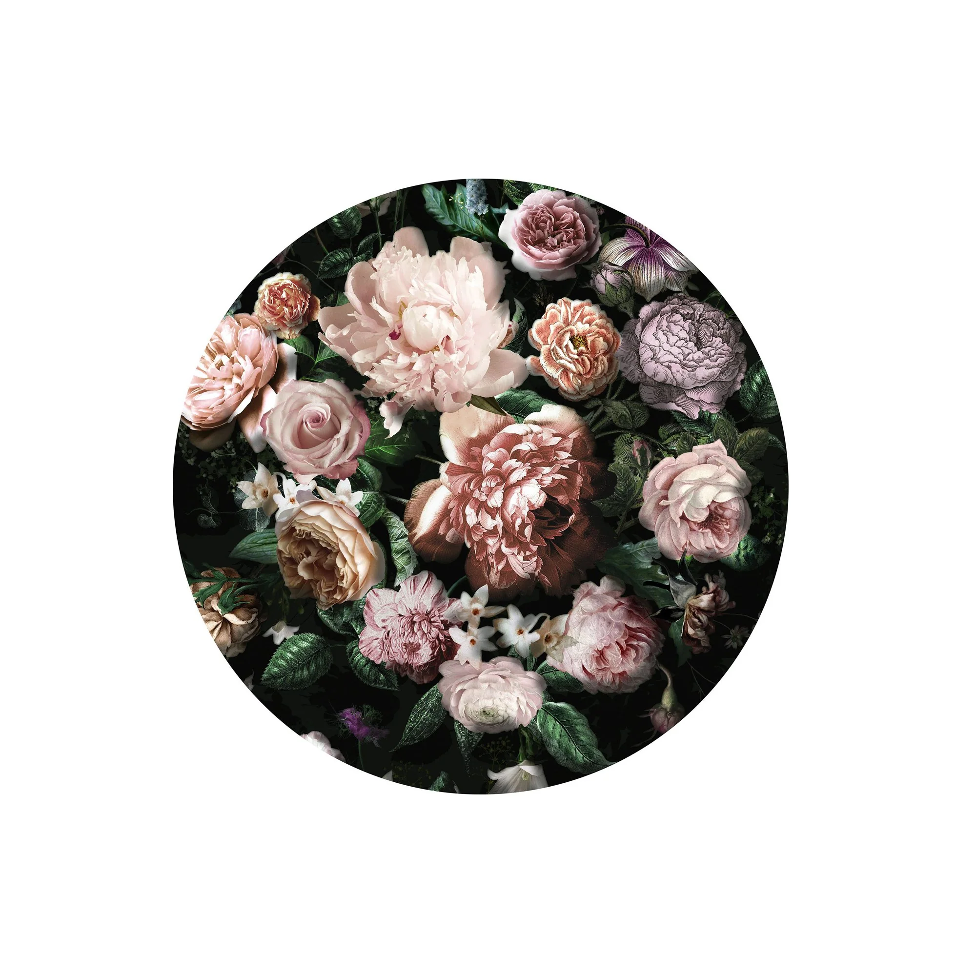 Couture Florals Circle Wallpaper (Self-Adhesive) - Image 2