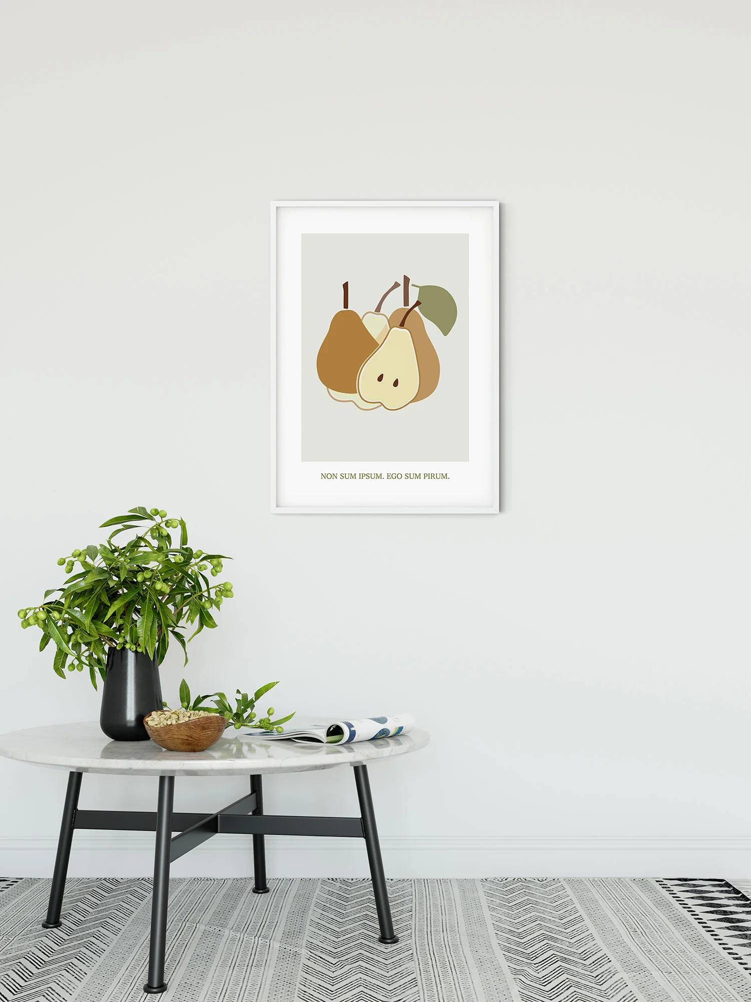 Cultivated Pears Art Poster - Image 3