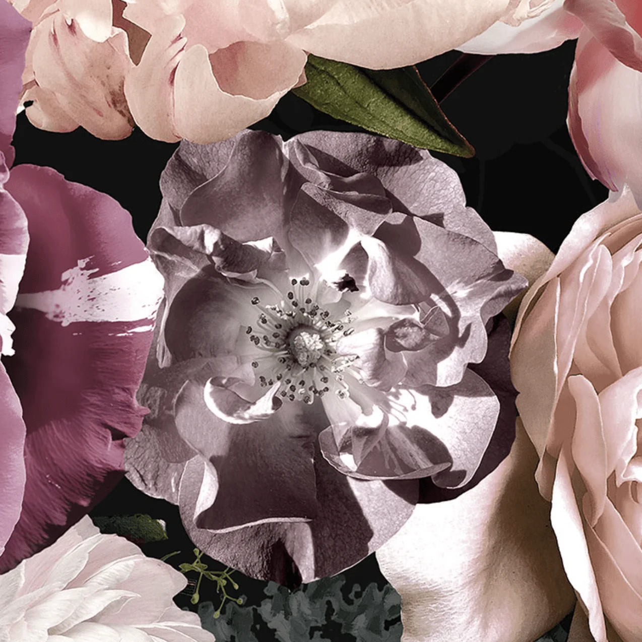 Enchanted Florals Circle Wallpaper (Self-Adhesive) - Image 4
