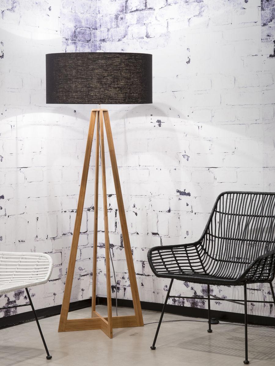 Everest Bamboo Linen Floor Light - Image 30