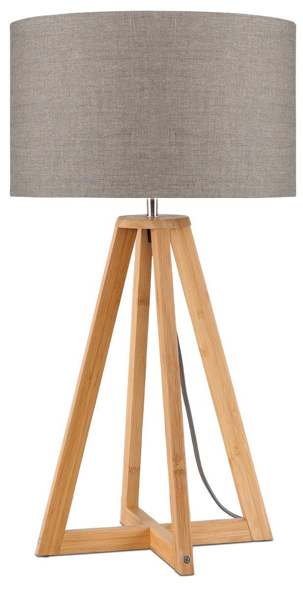 Everest Bamboo Linen Table Lamp - Image 10