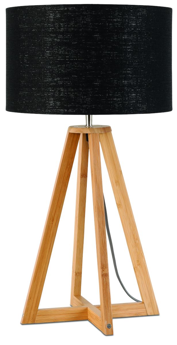 Everest Bamboo Linen Table Lamp - Image 22