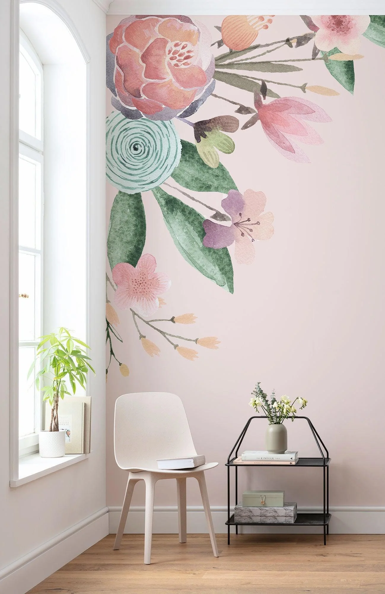 Fleur Bisou Mural Wallpaper