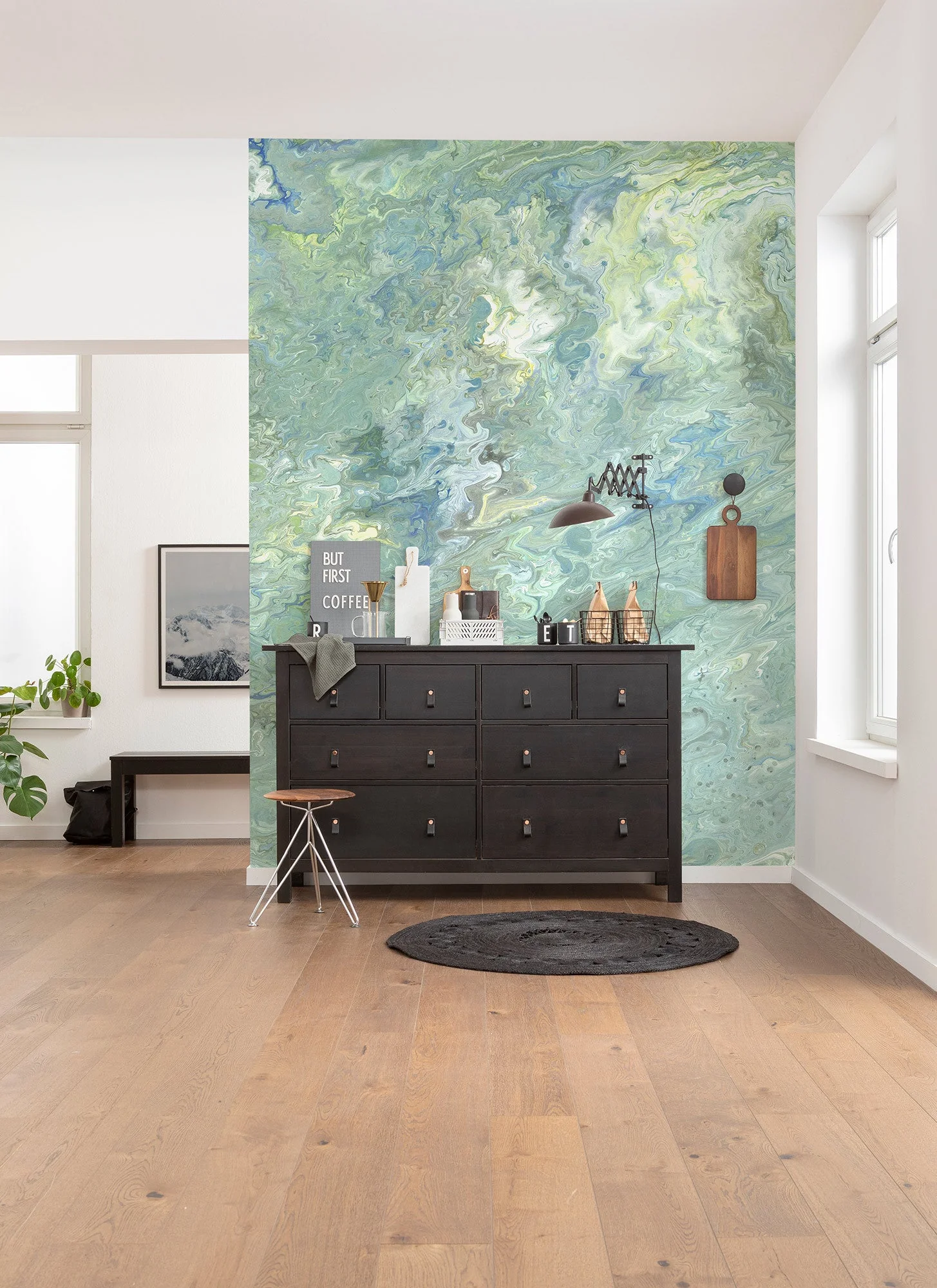 Flow Reflection Mural Wallpaper