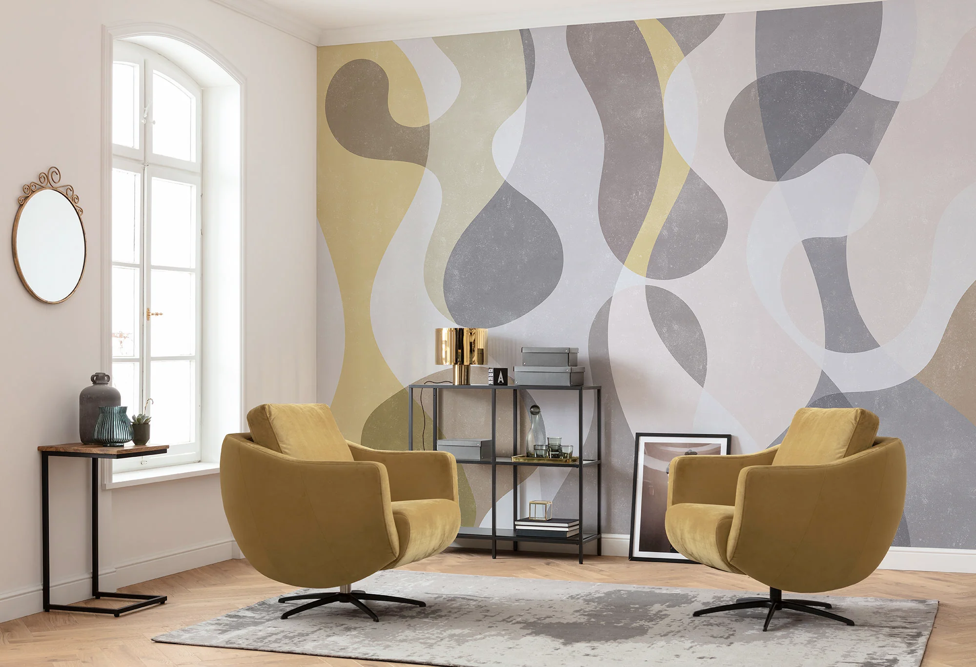 Flux Meditation Mural Wallpaper