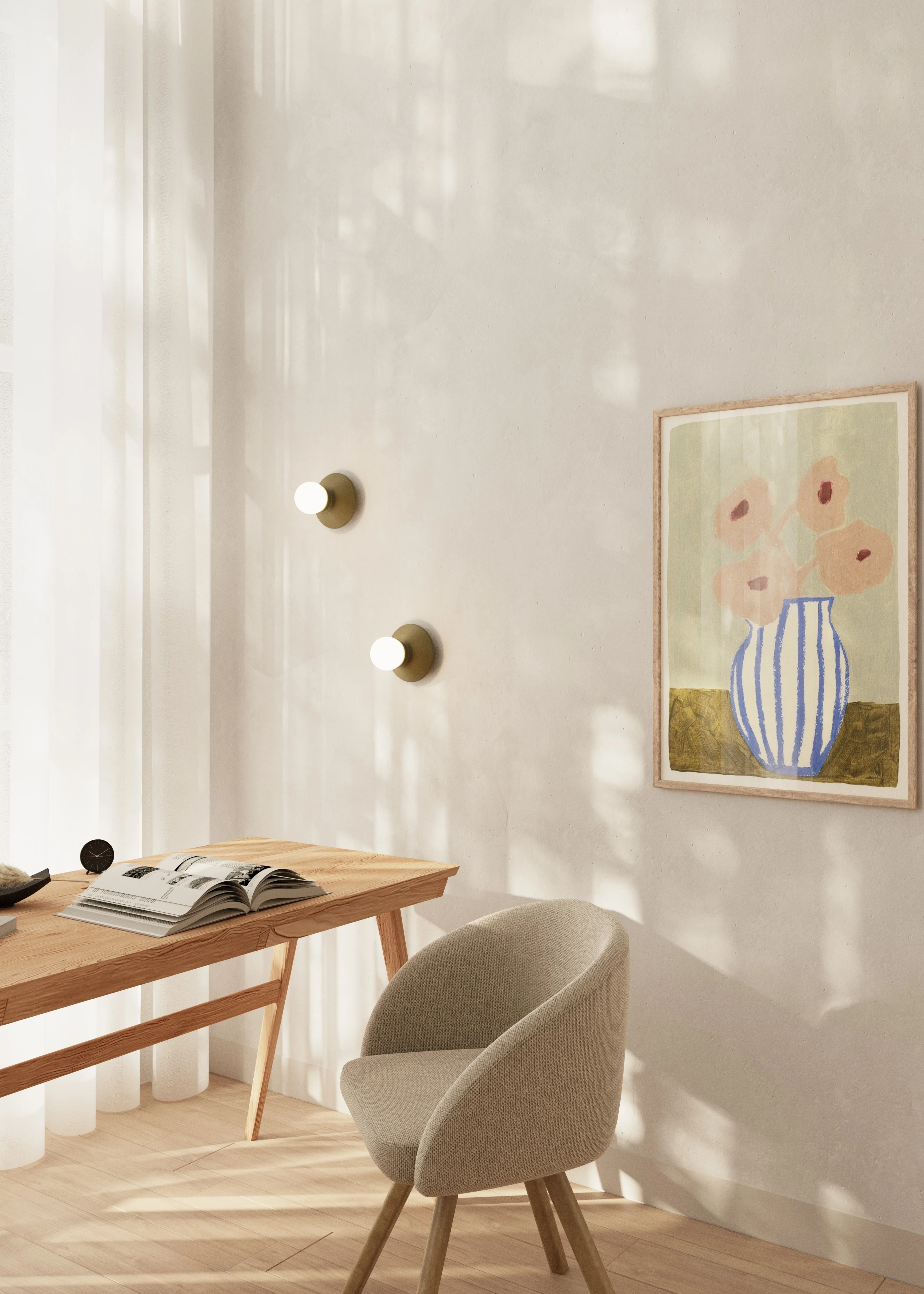 Foggy Ceramic Wall/Table Light - Image 14