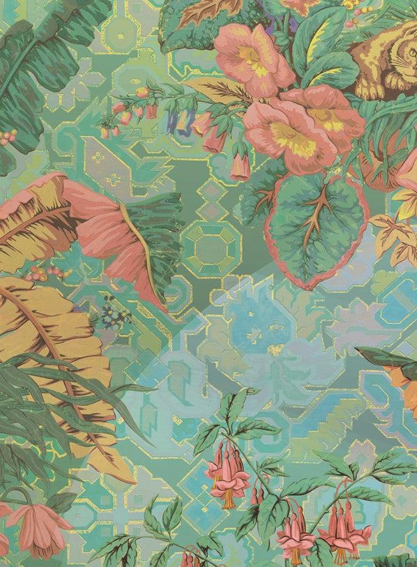 Orient Rosé Mural Wallpaper - Image 4