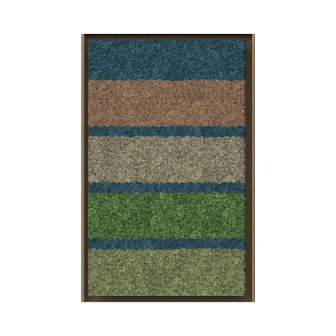 Geometric Framed Moss Wall Art (Series G)